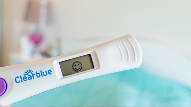 test d'ovulation bleu clair
